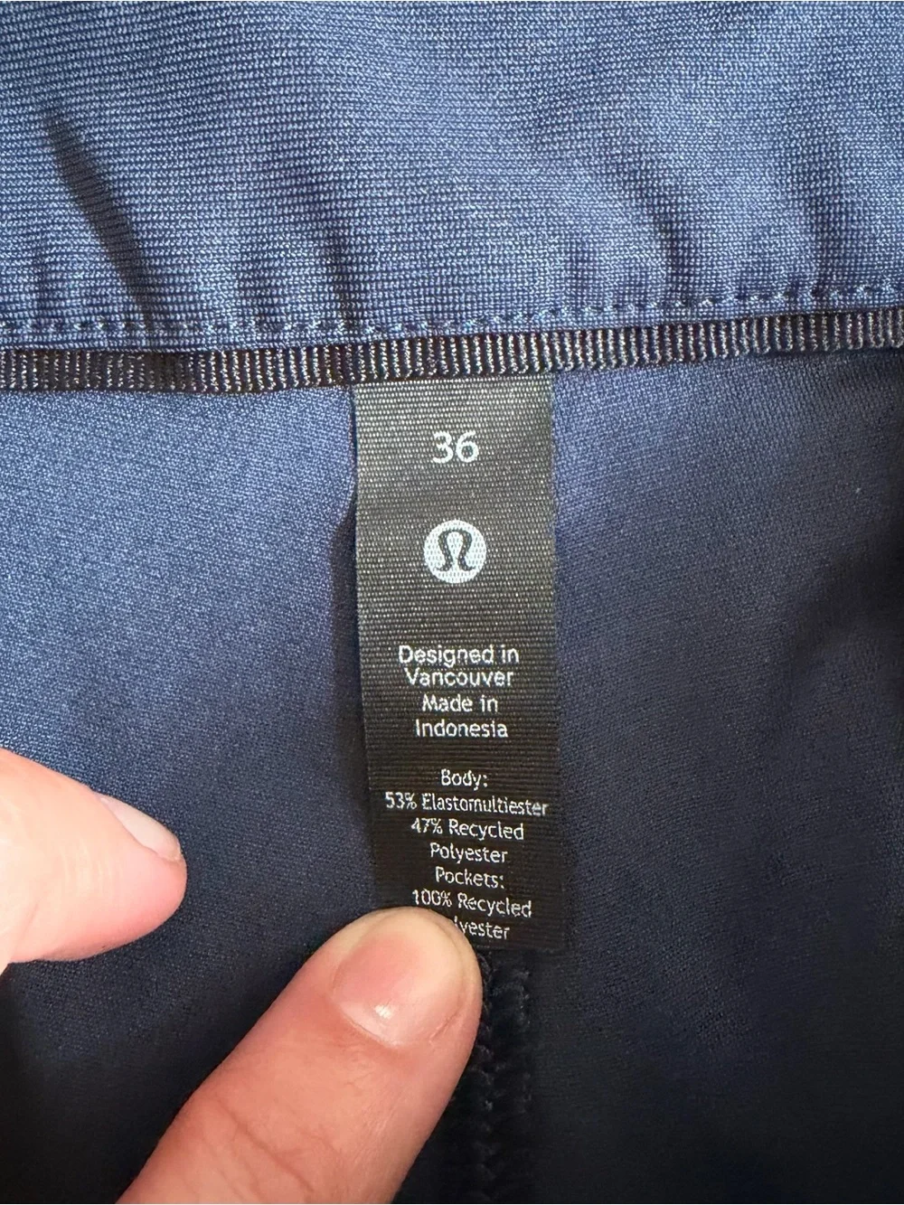 LULULEMON Men's Commission Pants Classic - Navy - Size 36